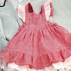 Red Gingham dress